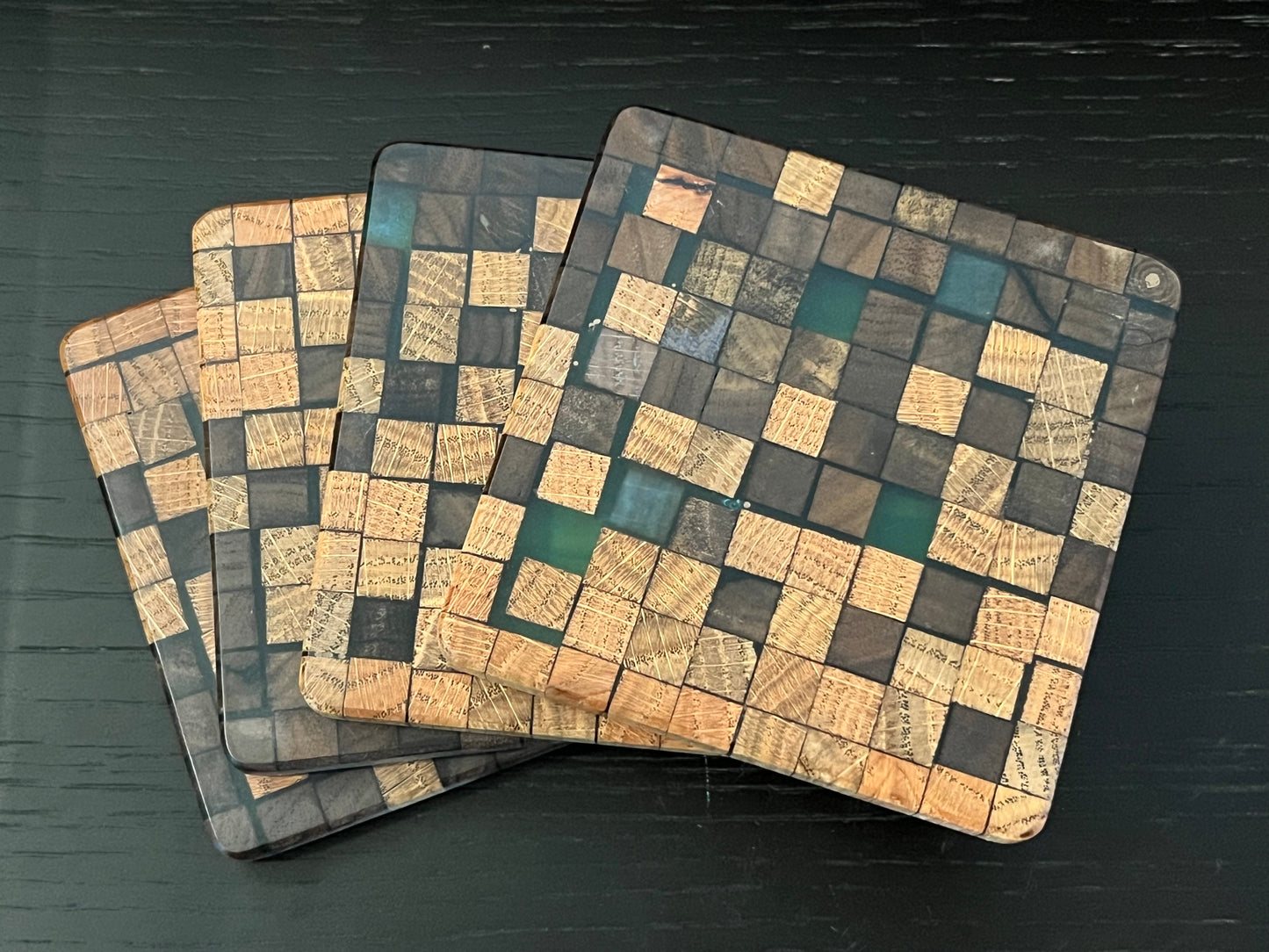 Checkers Coasters